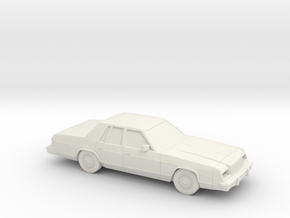 1/87 1979-81 Dodge St Regis in White Natural Versatile Plastic