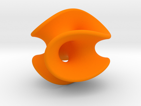 Chen-Gackstatter Surface in Orange Processed Versatile Plastic