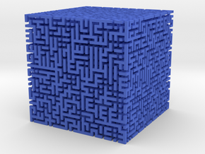Mazed in Blue Processed Versatile Plastic