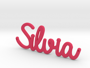 Silvia Pendant  in Pink Processed Versatile Plastic