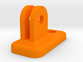 Cree light - Gopro mount adapter in Orange Processed Versatile Plastic