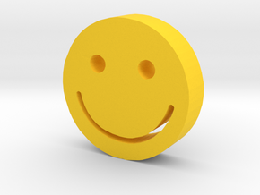 Smiley in Yellow Processed Versatile Plastic