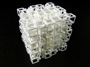 Jitterbox 4x4x4 in White Natural Versatile Plastic