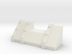 Trench Heavy Weapon position in White Natural Versatile Plastic