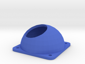 Printrbot High-Flow Shroud in Blue Processed Versatile Plastic