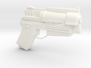10mm Pistol based on Fallout 4 in White Processed Versatile Plastic