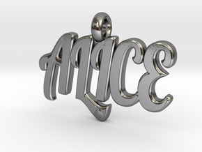 ALICE PENDANT in Polished Silver