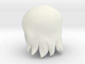 Cartoon Head (Meina) in White Natural Versatile Plastic