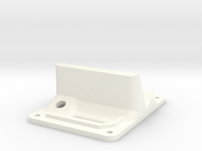 Minimalistic Emax Nighthawk 280 - Top Plate + GoPr in White Processed Versatile Plastic