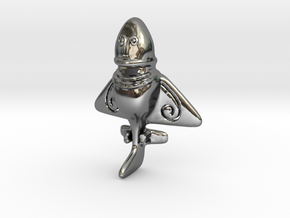Vimana in Fine Detail Polished Silver