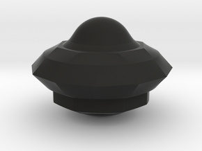 Ufo Gamma in Black Natural Versatile Plastic