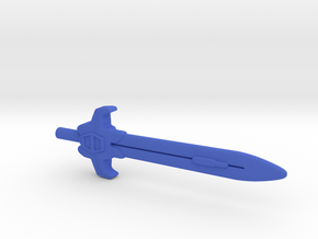 Predacon Sword in Blue Processed Versatile Plastic