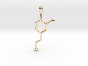 Dopamine Pendant in 14K Yellow Gold