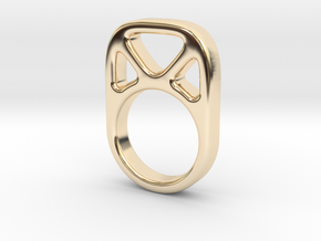 Anillo 4 in 14K Yellow Gold