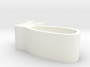 兔子肥皂盒 in White Processed Versatile Plastic