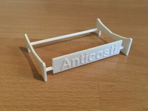 Anticosti, Display Stand (1:200) in White Processed Versatile Plastic
