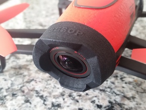 Parrot Bebop Drone Camera Lens Guard in Black Natural Versatile Plastic