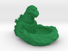 Godzilla 1954 Tray in Green Processed Versatile Plastic