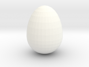 Spirit Egg in White Processed Versatile Plastic
