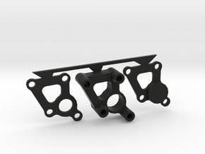 Kyosho RB6 Three Gear Conversion in Black Natural Versatile Plastic