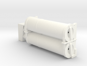 1/16 Pz IV Air Filter in White Processed Versatile Plastic