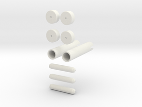 Mag Power Cylinders Kit Form in White Natural Versatile Plastic