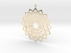 Endless Suns Pendant in 14K Yellow Gold