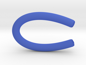 HeadPhoneClip in Blue Processed Versatile Plastic