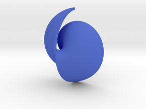 Fermat Vortex Shell CW in Blue Processed Versatile Plastic
