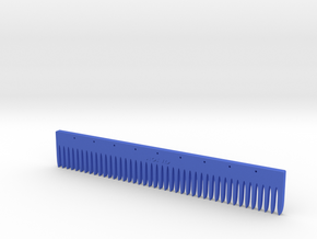 Comb Ruler in Blue Processed Versatile Plastic