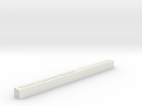 Domino 10 Mm Spacer in White Natural Versatile Plastic
