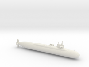 1/600 Lafayette Class Submarine in White Natural Versatile Plastic