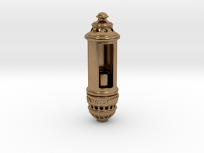 Dressel Large Case Water Lamp in Natural Brass