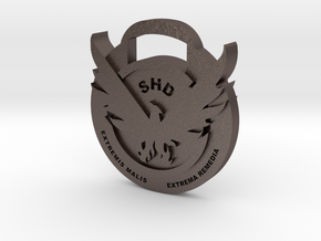 Tom Clancy's - The Division Pendent in Polished Bronzed Silver Steel