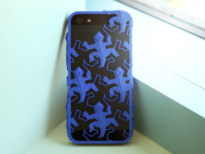 Escher Reptiles iPhone 5 / 5s Case in Blue Processed Versatile Plastic
