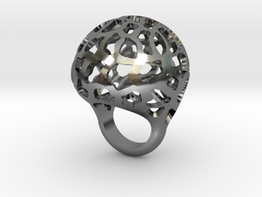 Orbit ring in Polished Silver