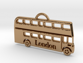 London Bus in Polished Brass