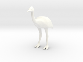 Ostrich in White Processed Versatile Plastic
