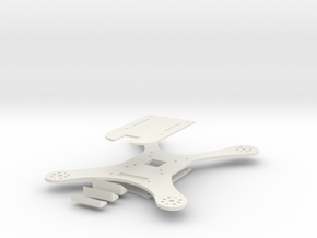 Q205 w/ 3mm base plate in White Natural Versatile Plastic