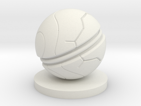 Slaughterball Large (15mm) in White Natural Versatile Plastic