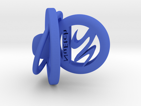 NuEtch Desktop Logo in Blue Processed Versatile Plastic