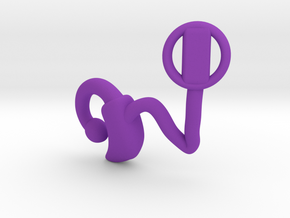 Makies Cochlear Implant: LEFT EAR in Purple Processed Versatile Plastic