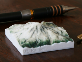 Mt. Rainier, Washington, USA, 1:250000 Explorer in Glossy Full Color Sandstone