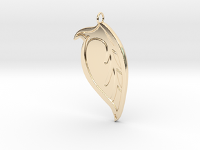Luxurious Leaf - Large in 14k Gold Plated Brass