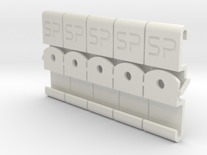 Slider 'Type R' for SwitchPic-Panels in White Natural Versatile Plastic
