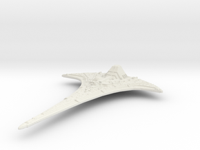 Ancient Ship (120mm with shuttle) in White Natural Versatile Plastic