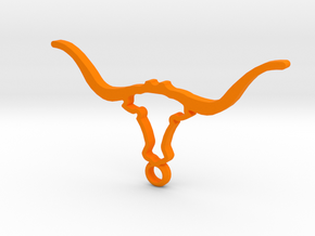 United ISD Longhorn in Orange Processed Versatile Plastic