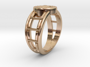 Rln0001 in 14k Rose Gold Plated Brass