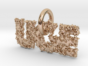 UGE in 14k Rose Gold Plated Brass