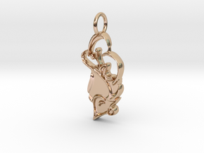 Exquisite Flower - Small in 14k Rose Gold Plated Brass